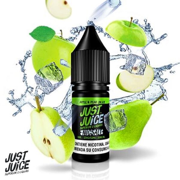 just juice salt - apple pear on ice 10ml 5mg