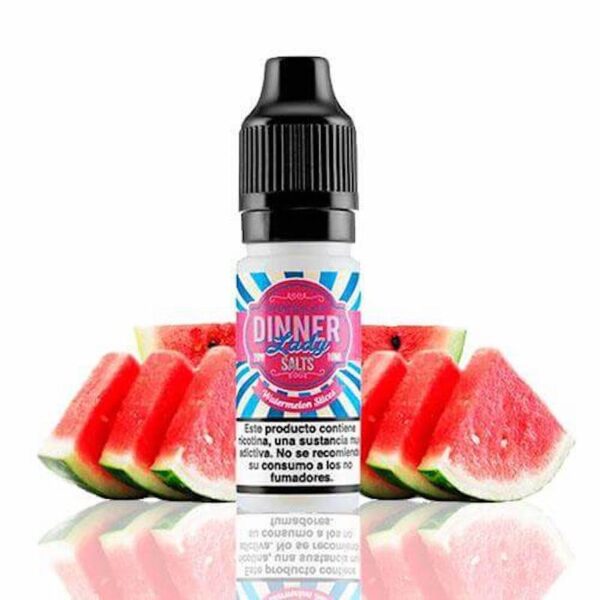 dinner lady salt - watermelon slices 10ml 20mg