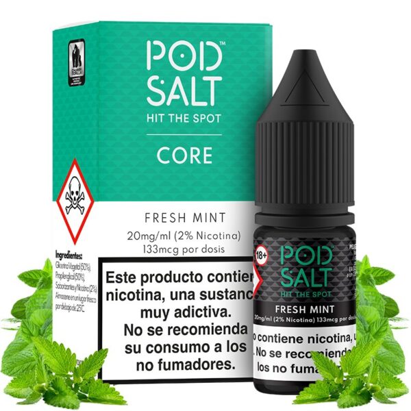 pod salt - fresh mint 10ml 10mg