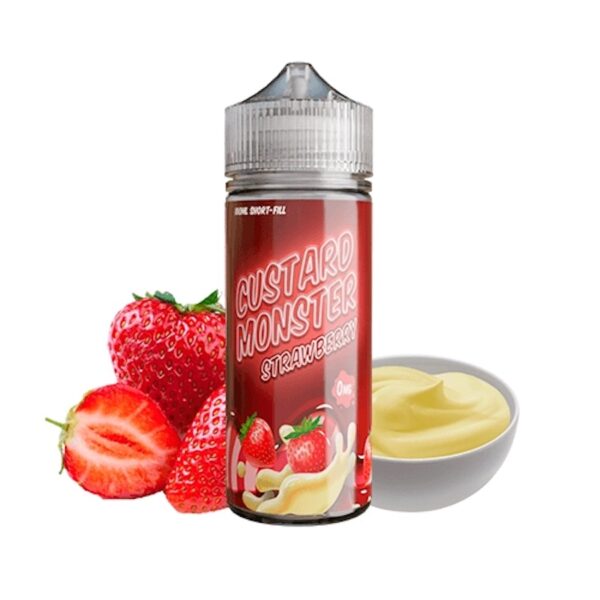 jam monster -  custard monster strawberry 100ml