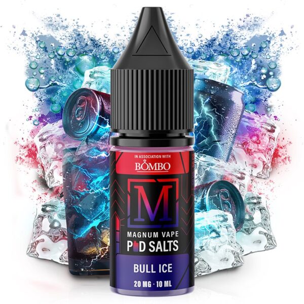 magnum vape pod salt - bull ice 10ml 5mg