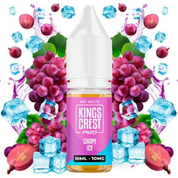 king crest fruit - grape ice 10ml 5mg