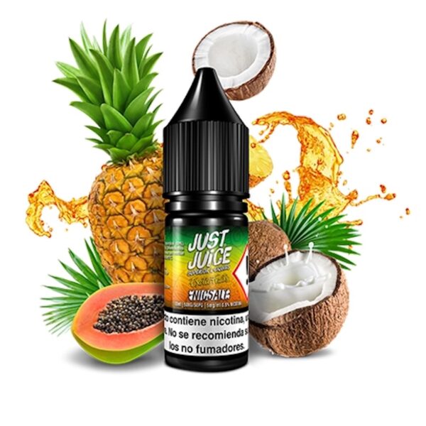 just juice salt - papaya pineapple coconut 10ml 5mg