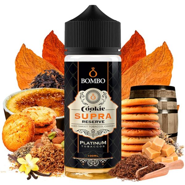 bombo platinum tobacco - cookie supra reserve 100ml