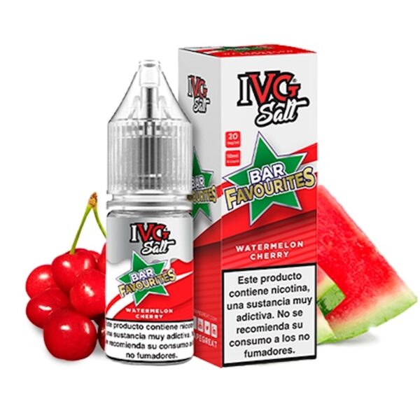 IVG favourite bar salt - watermelon cherry 10ml 10mg