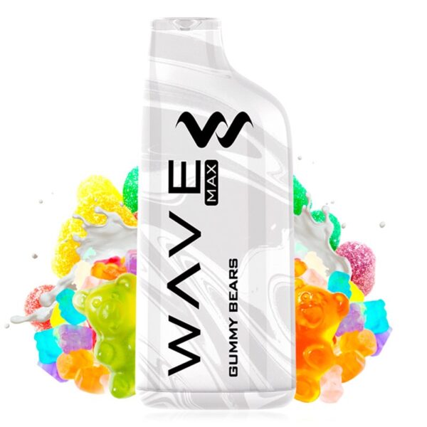 bud vape desechable wave max - gummy bears  8000puff