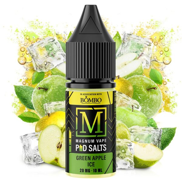 magnum vape pod salt - green apple ice 10ml 5mg