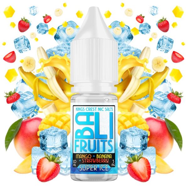 Bali Fruits Salts by Kings Crest - Mango Banana Strawberry super Ice 10ml 10mg