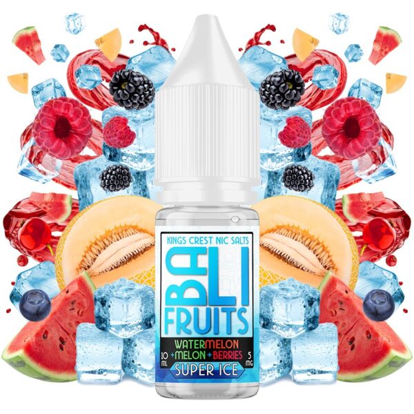 Bali Fruits Salts by Kings Crest - Watermelon Melon Berries super Ice 10ml 5mg