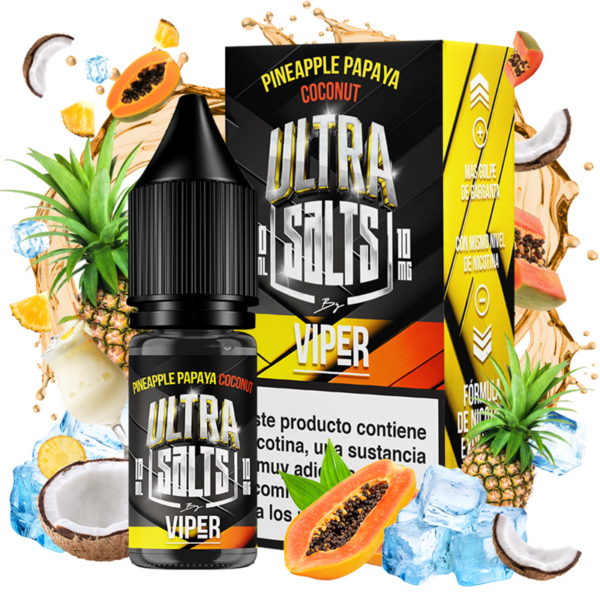 viper ultra salt - Pineapple Papaya Coconut 10ml 20mg