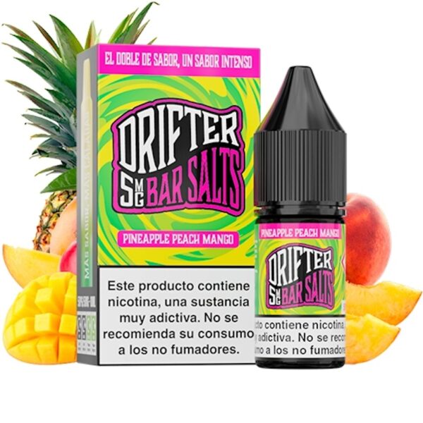 juice sauz drifter bar - pineapple peach mango 10ml 10mg