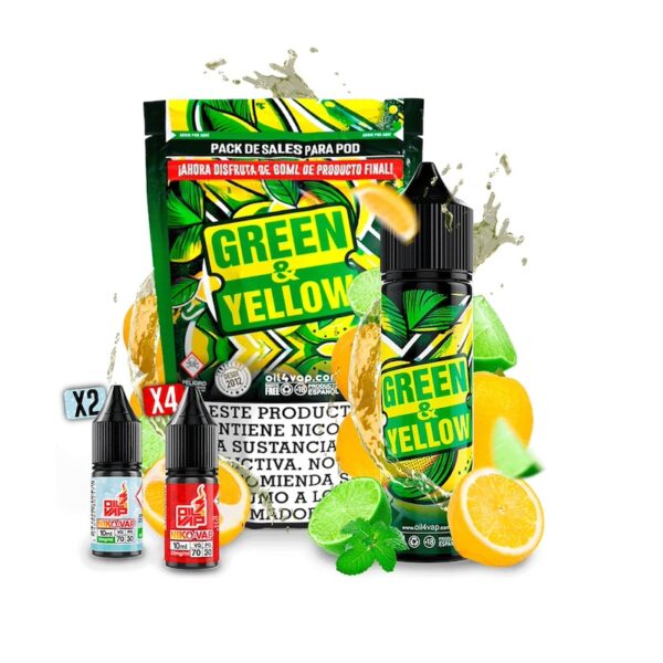 Oil4vap - Aroma green and yellow 16ml longfill