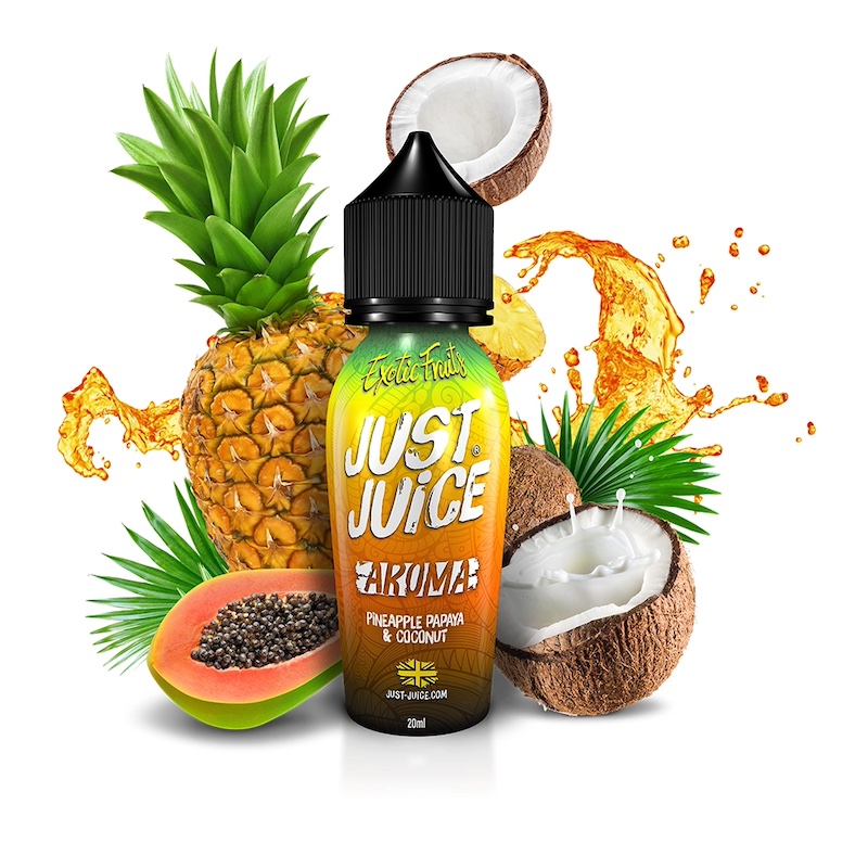 just-juice-exotic-fruits-papaya-pineapple-coconut-20ml-longfill copia