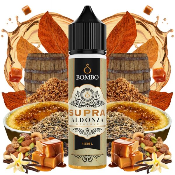 Bombo Platinum Tobacco Aroma Supra Aldonza 15ml longfill