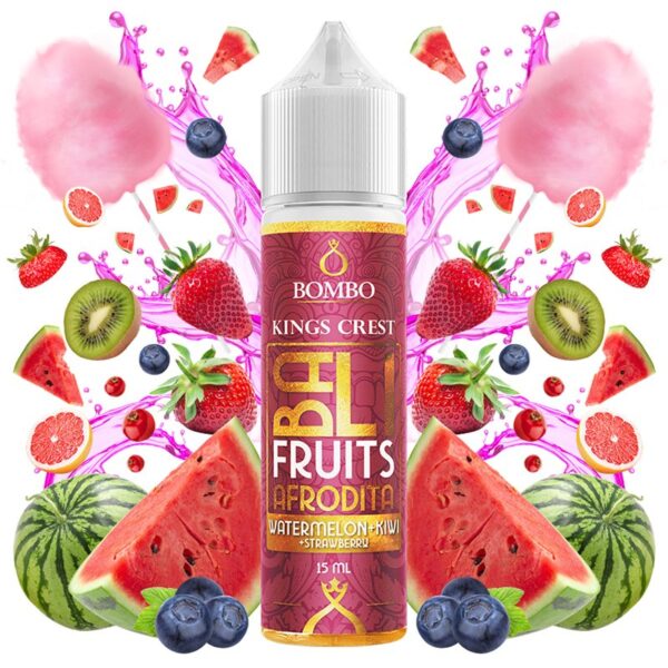 Bali Fruits Aroma Watermelon Kiwi Strawberry con Afrodita 15ml Longfill