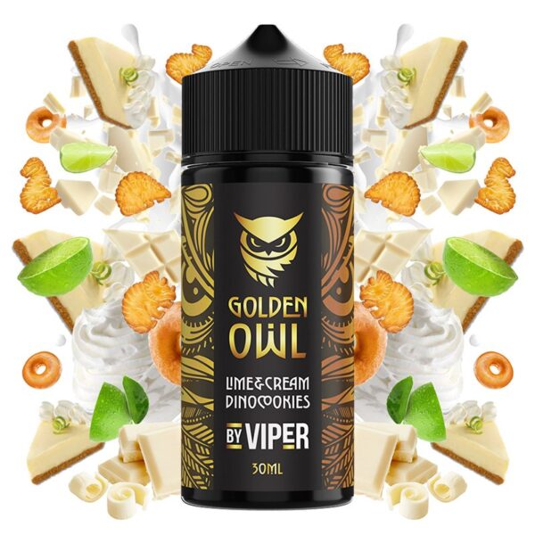 Golden Owl By Viper Aroma Lime Cream Dinocookies Longfill 30ml