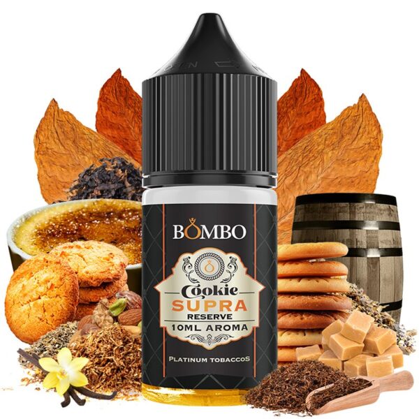 Bombo platinum tobacco Aroma Cookie Supra Reserve 10ml Longfill