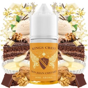 king crest Aroma don juan custard 10ml longfill