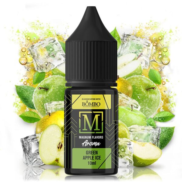 Magnum Vape Pod Juice Aroma Green Apple Ice Longfill 10ml