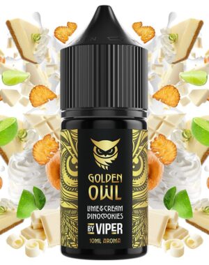 Golden Owl By Viper Aroma Lime Cream Dinocookies Longfill 10ml