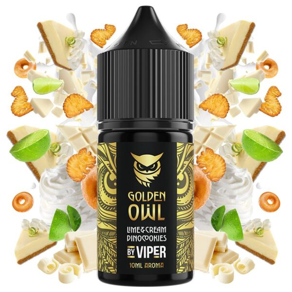 Golden Owl By Viper Aroma Lime Cream Dinocookies Longfill 10ml