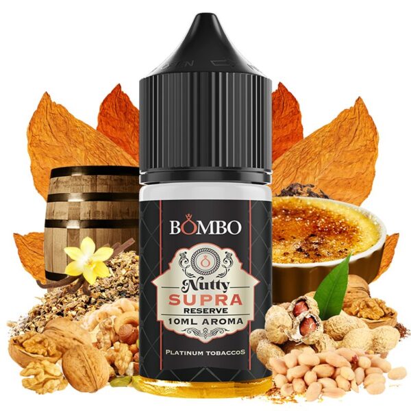 Bombo platinum tobacco Aroma Nutty Supra Reserve 10ml Longfill