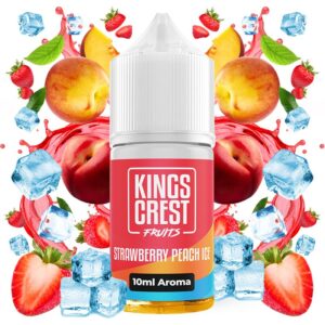 King crest Aroma Strawberry Peach Ice 10ml longfill