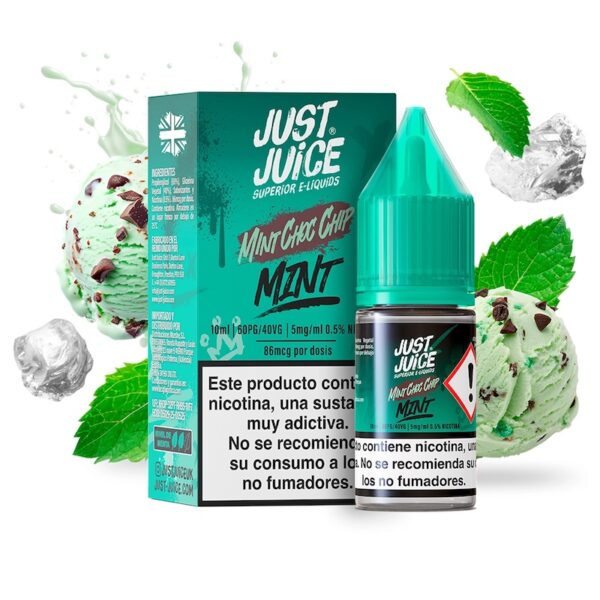 Just Juice Mint Range Salts Mint Choco Chip 10ml 5mg