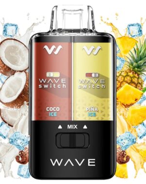 Bud Vape Wave Switch pod desechable Piña Ice Coco Ice 40000 puff