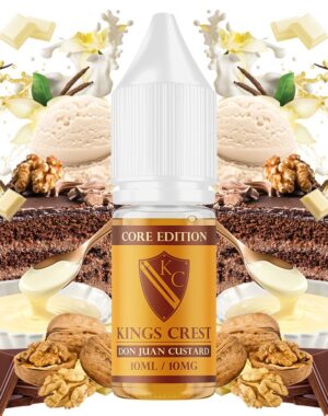 king Crest Salt Don Juan Custard Core 10ml 20mg