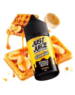 Just Juice Desserts Banana Caramel Waffle Aroma Longfill 6ml