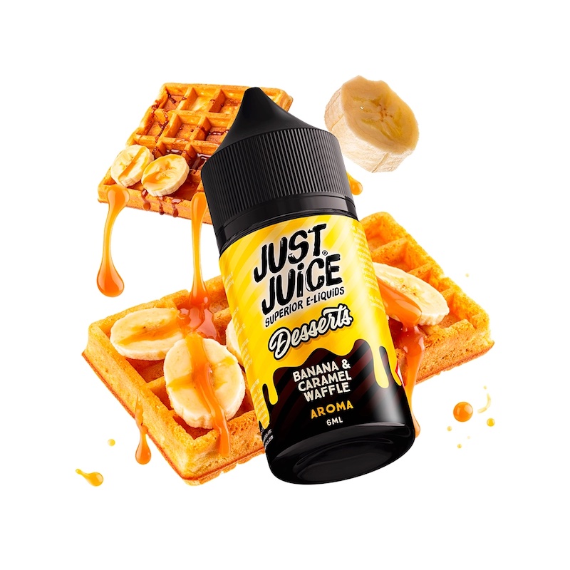 Just Juice Desserts Banana Caramel Waffle Aroma Longfill 6ml