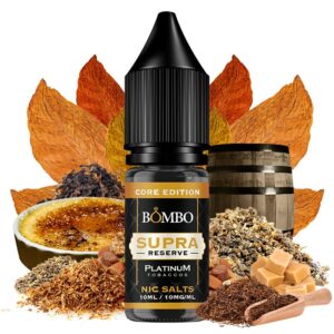 Bombo Platinum Tobacco Salt Supra Reserve Core 10ml 20mg