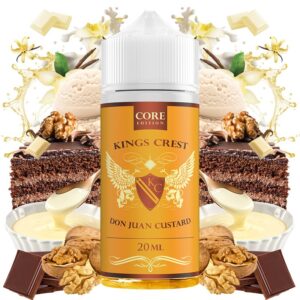 king Crest Aroma Don Juan Custard Core Longfill 30ml