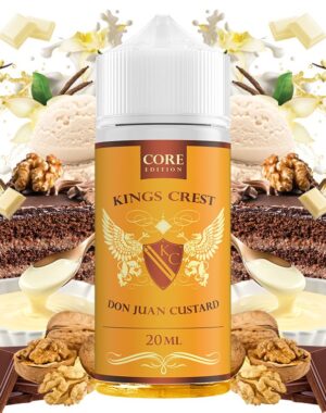 king Crest Aroma Don Juan Custard Core Longfill 30ml