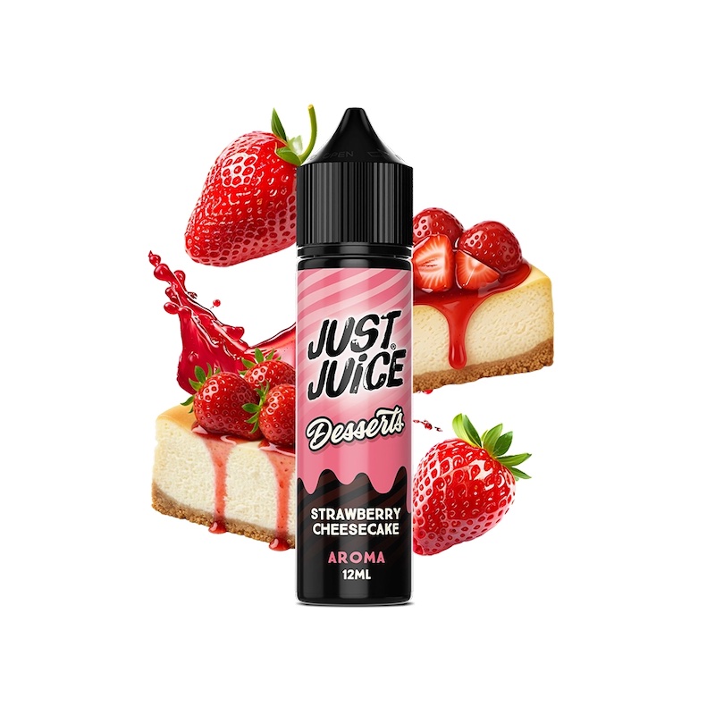Just Juice Desserts Strawberry Cheesecake Aroma Longfill 12ml