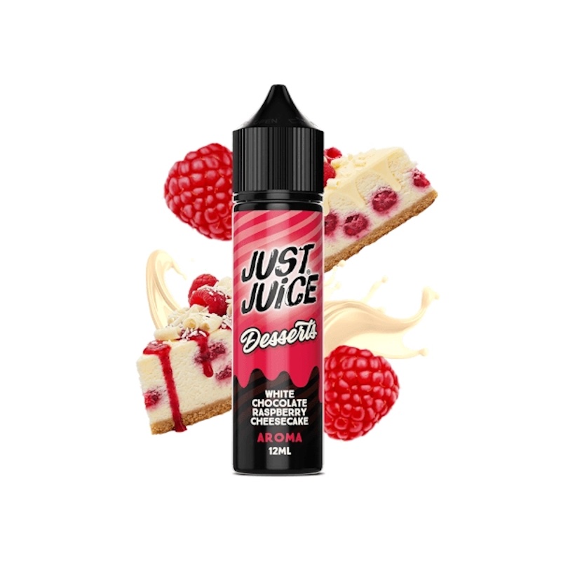 Just Juice Desserts White Chocolate Raspberry Cheesecake Aroma Longfill 12ml